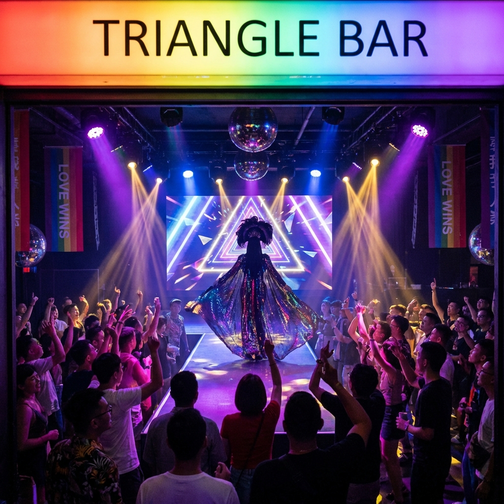 Triangle 三角：台北最歡樂的 Gay Club，Drag Show 與舞池的完美結合